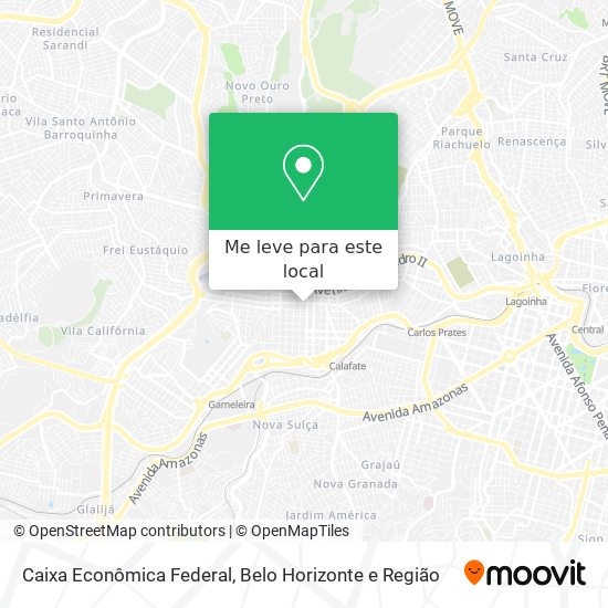 Caixa Econômica Federal mapa