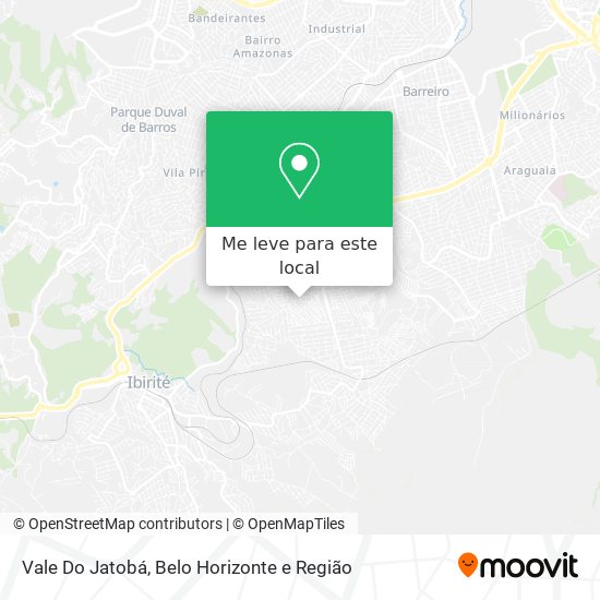Vale Do Jatobá mapa
