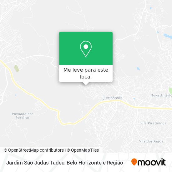 Jardim São Judas Tadeu mapa
