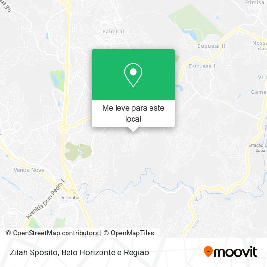 Zilah Spósito mapa