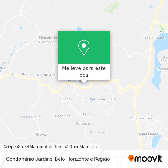 Condomínio Jardins mapa