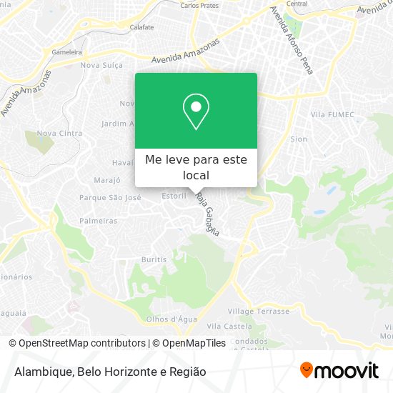 Alambique mapa