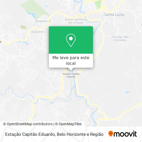 Estação Capitão Eduardo mapa
