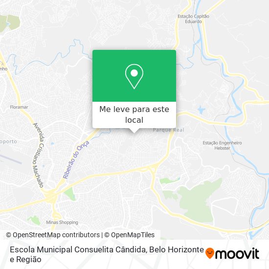 Escola Municipal Consuelita Cândida mapa