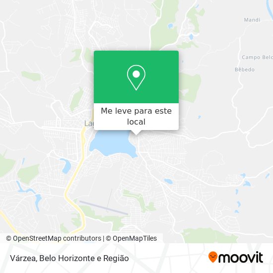 Várzea mapa