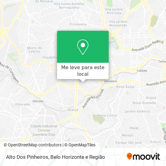 Alto Dos Pinheiros mapa