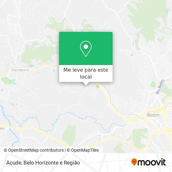 Açude mapa