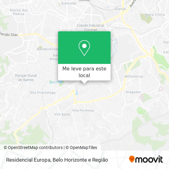 Residencial Europa mapa