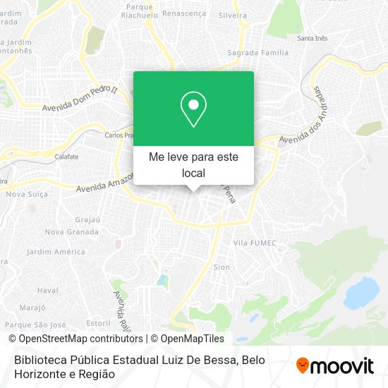 Biblioteca Pública Estadual Luiz De Bessa mapa