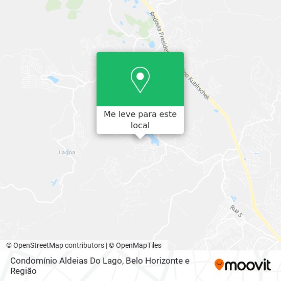 Condomínio Aldeias Do Lago mapa