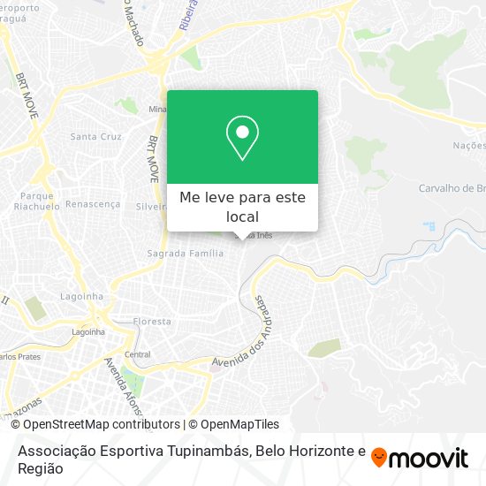 Associação Esportiva Tupinambás mapa