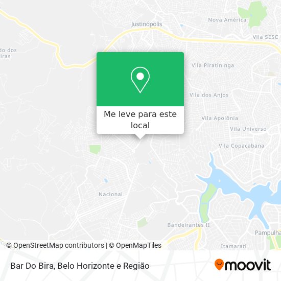 Bar Do Bira mapa