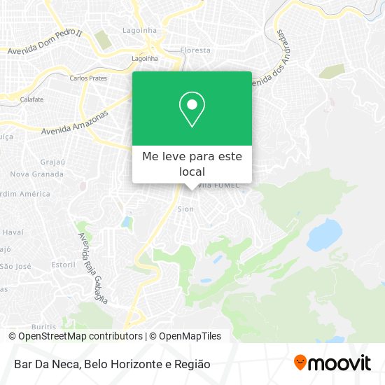 Bar Da Neca mapa
