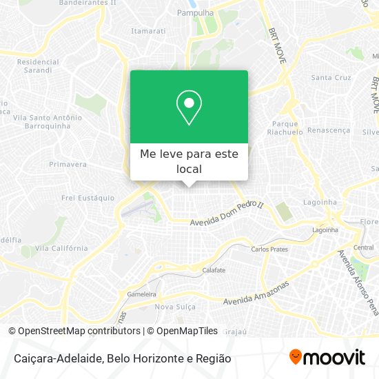 Caiçara-Adelaide mapa