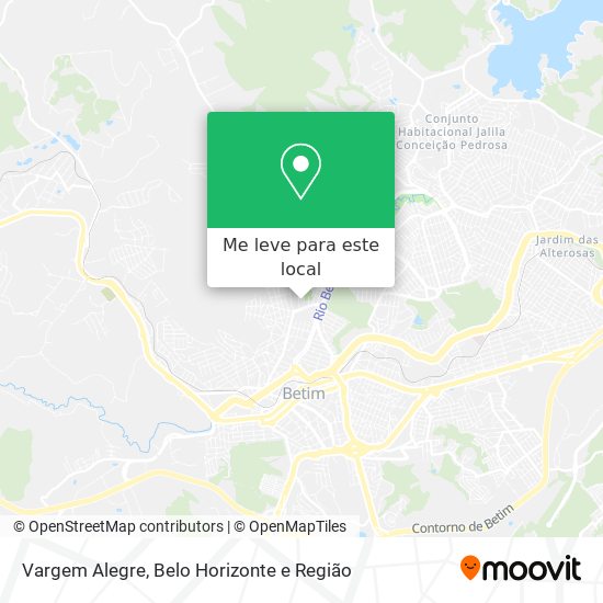Vargem Alegre mapa