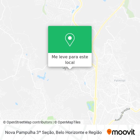 Nova Pampulha 3ª Seção mapa