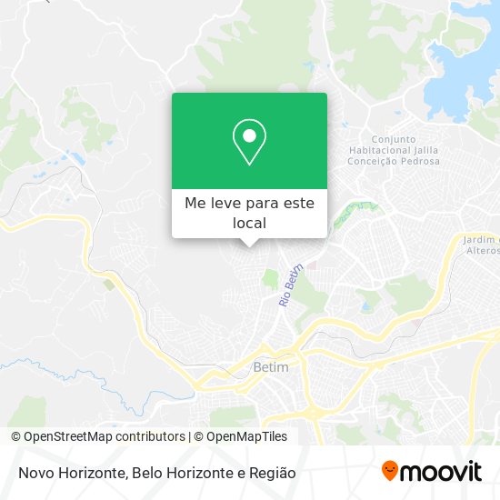 Novo Horizonte mapa