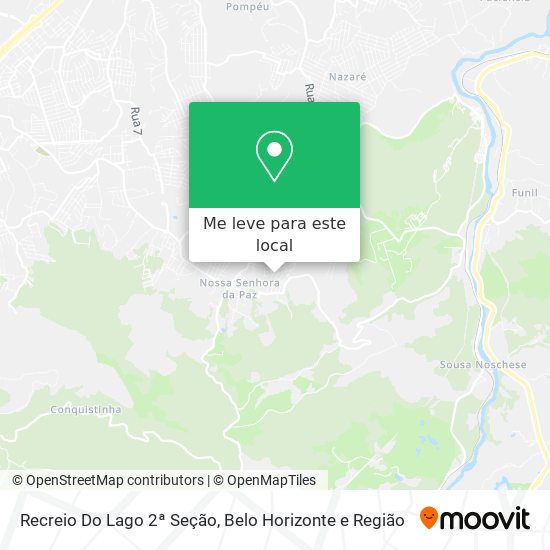 Recreio Do Lago 2ª Seção mapa