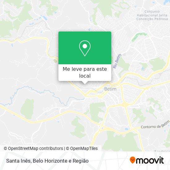 Santa Inês mapa