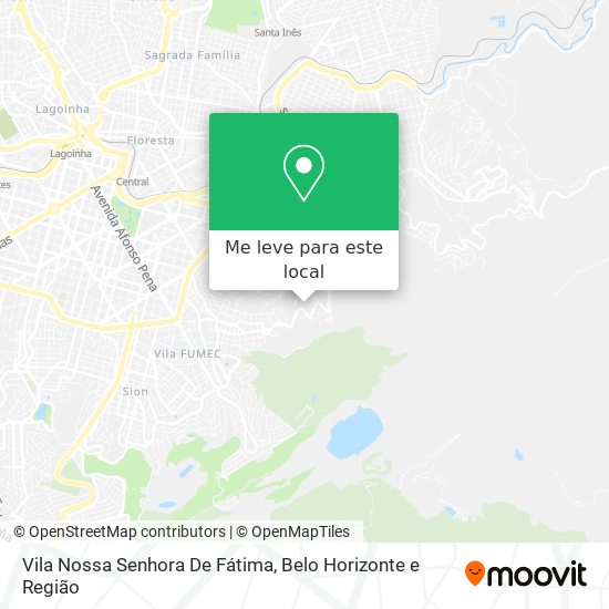 Vila Nossa Senhora De Fátima mapa