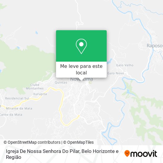 Igreja De Nossa Senhora Do Pilar mapa