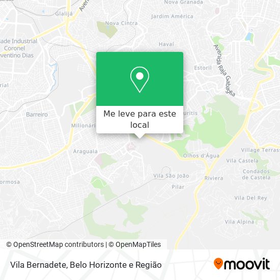 Vila Bernadete mapa