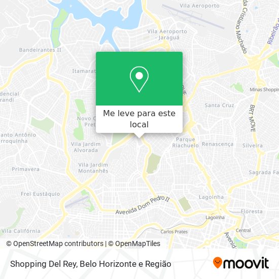Shopping Del Rey mapa