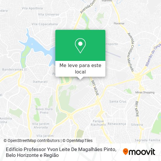 Edifício Professor Yvon Leite De Magalhães Pinto mapa