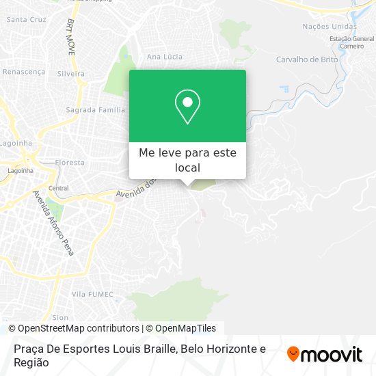Praça De Esportes Louis Braille mapa