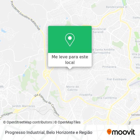 Progresso Industrial mapa