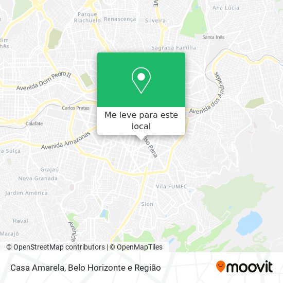 Casa Amarela mapa