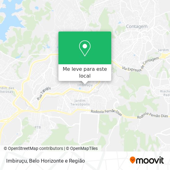 Imbiruçu mapa