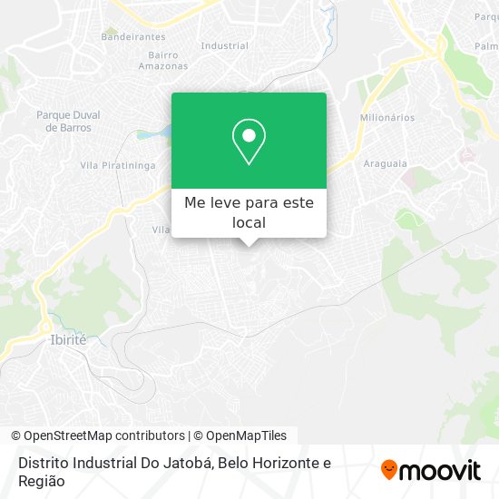 Distrito Industrial Do Jatobá mapa