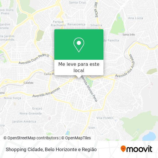 Shopping Cidade mapa