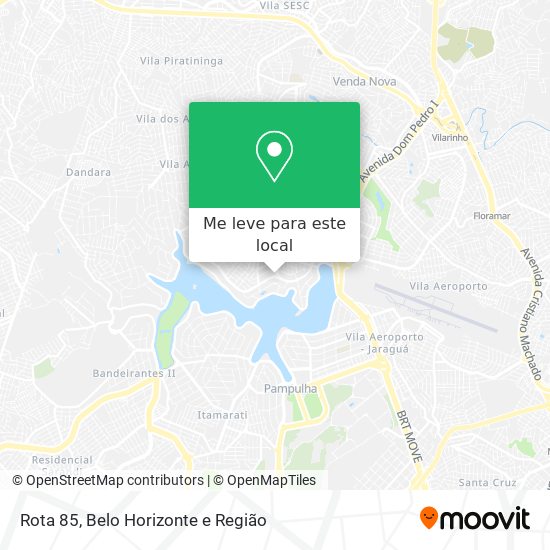 Rota 85 mapa