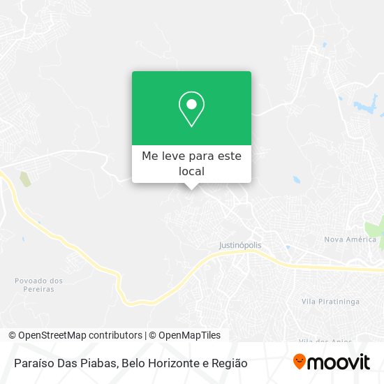 Paraíso Das Piabas mapa