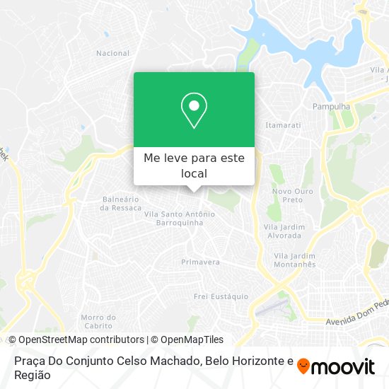 Praça Do Conjunto Celso Machado mapa