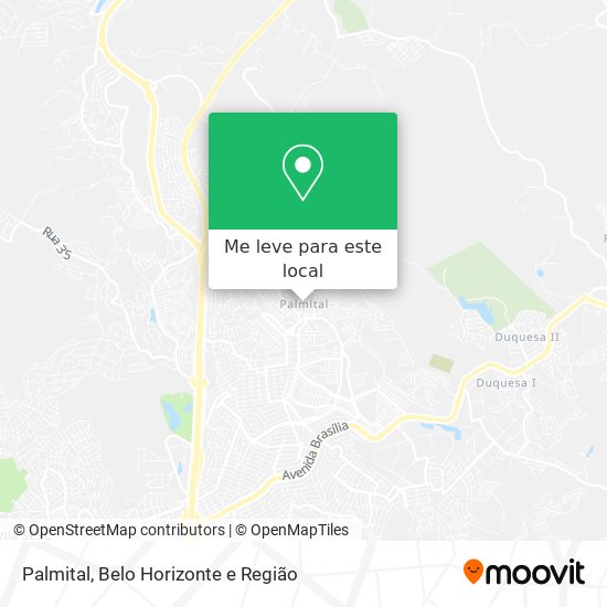 Palmital mapa