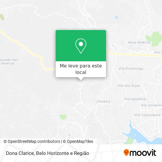 Dona Clarice mapa