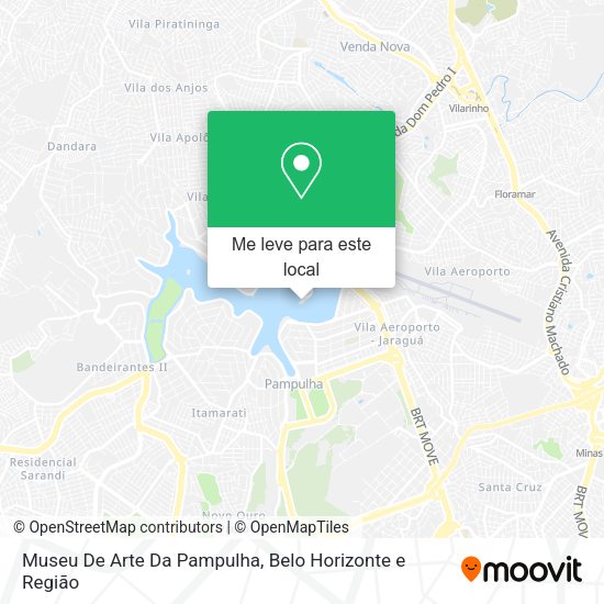 Museu De Arte Da Pampulha mapa
