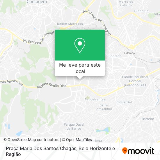 Praça Maria Dos Santos Chagas mapa