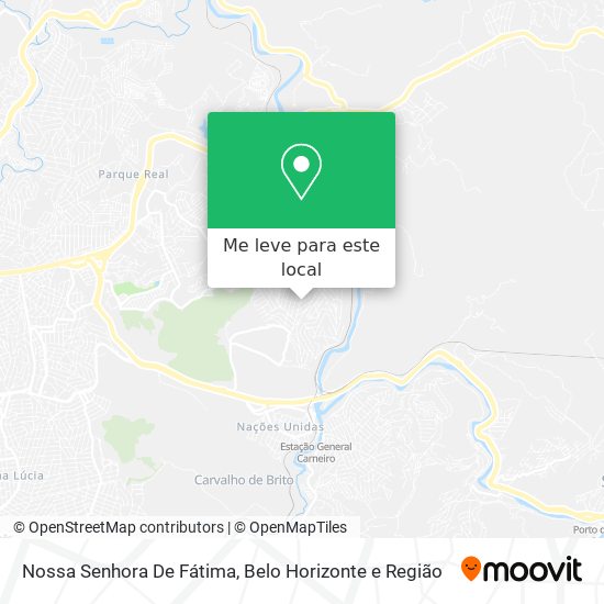 Nossa Senhora De Fátima mapa
