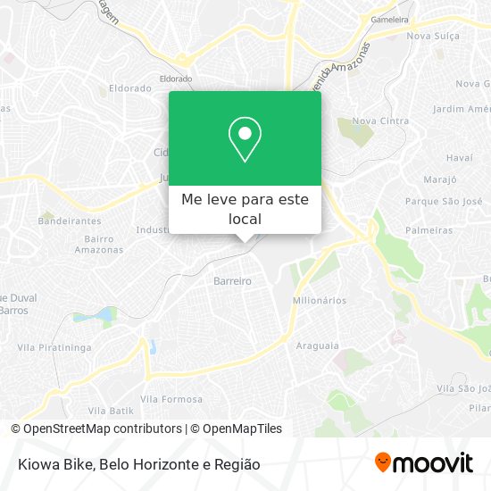 Kiowa Bike mapa