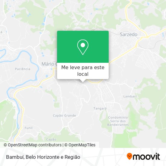 Bambuí mapa