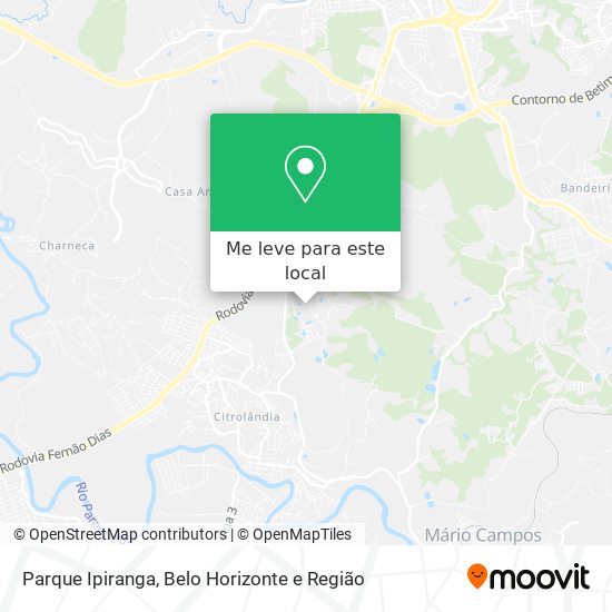 Parque Ipiranga mapa