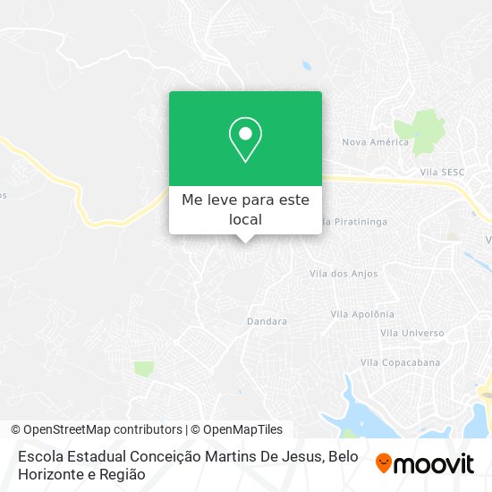 Escola Estadual Conceição Martins De Jesus mapa