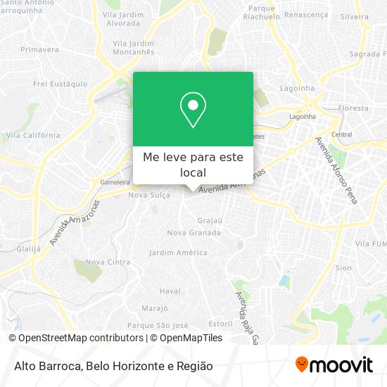 Alto Barroca mapa