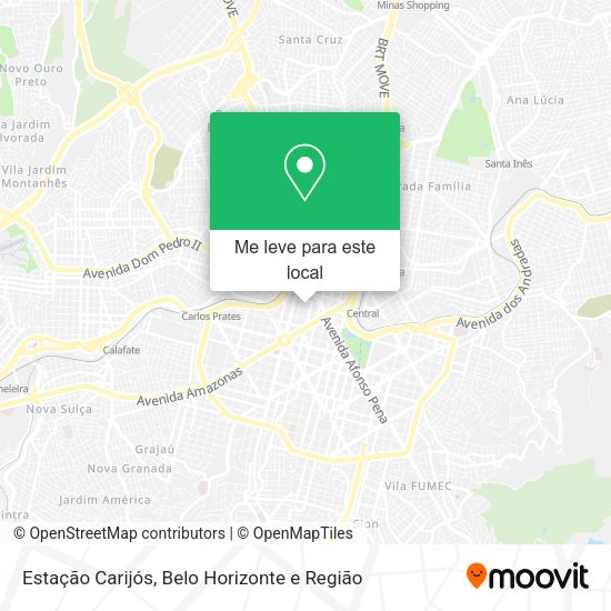 Estação Carijós mapa