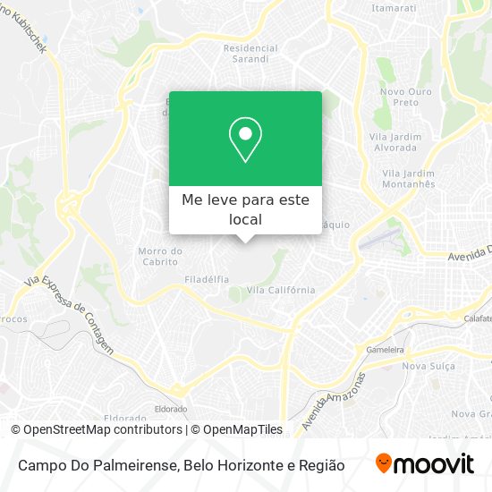 Campo Do Palmeirense mapa