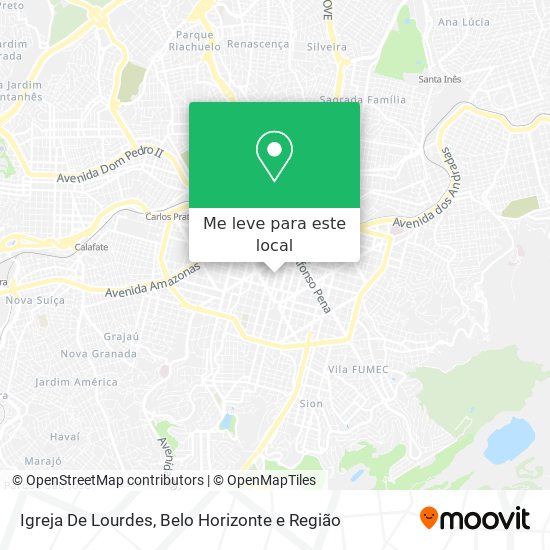 Igreja De Lourdes mapa